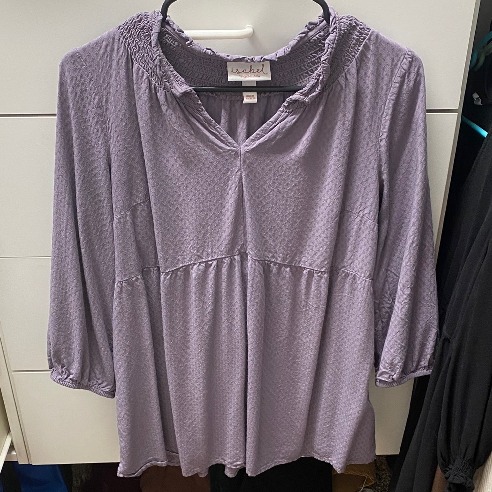 Lavender Isabel Maternity Women's Blouse
